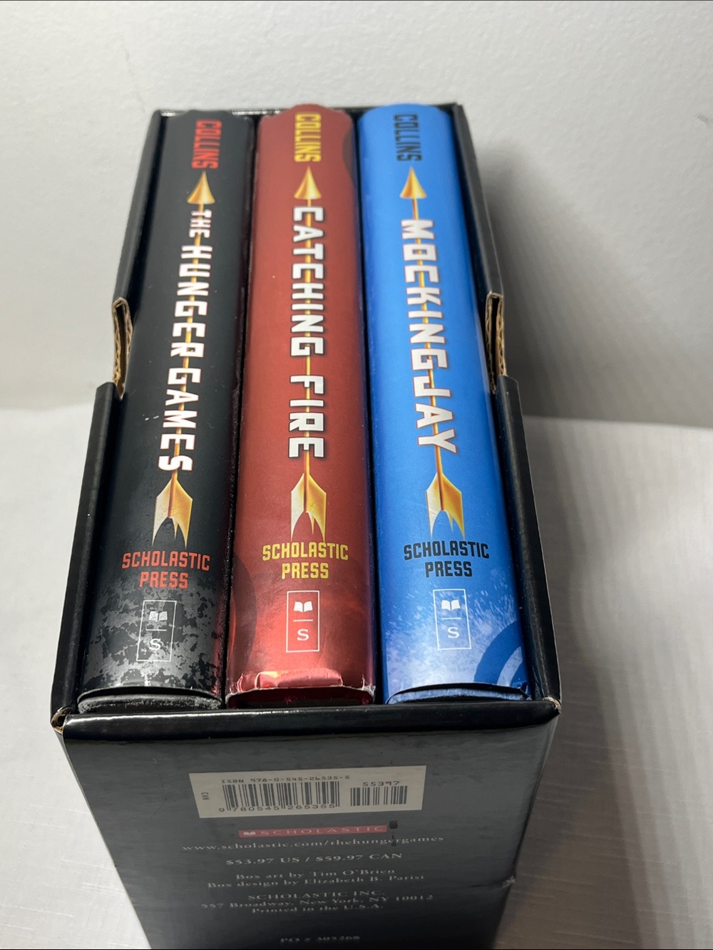 The Hunger Games Trilogy
Scholastic Boxed Set
Black, Red, Blue
Hardcover